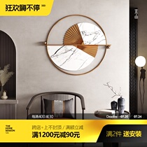 New Chinese Wrought iron wall decoration Wall decoration pendant Chinese decoration style Interior decoration Light luxury metal wall decoration