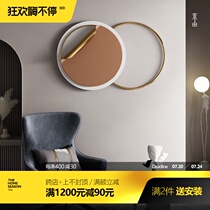 Italian light luxury wall decoration Sofa background wall hanging living room simple hanging bedroom entrance wall decoration pendant products