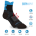 COOLMAX ống ngắn nam và nữ vớ thể thao ngoài trời vớ bóng rổ làm khô nhanh khăn thoáng khí phía dưới đệm lót chống trượt vớ thể thao vớ thể thao Vớ thể thao