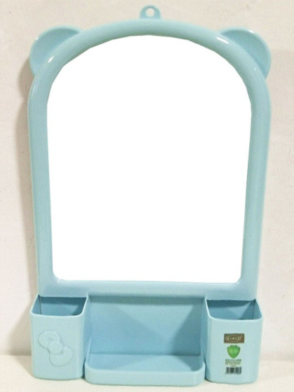 家用壁挂化妆镜两用挂镜浴室镜子免打孔壁挂镜洗手间卫浴化妆镜