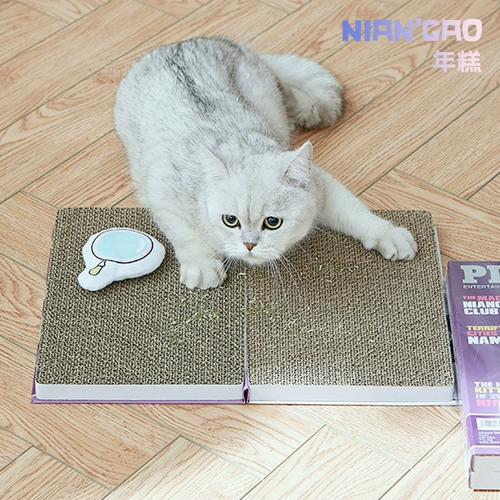 Книжная гофрированная бумажная кошка схватка, устойчивый к износу многопрофессиональный диван, занимающийся борьбой с побочными продуктами, для защиты перхоти, кошачьи расходные материалы кота