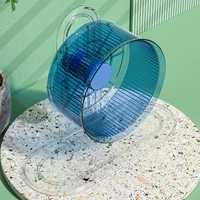 Одиночный подшипник 12 см молчаливой бег -колесо [синий]