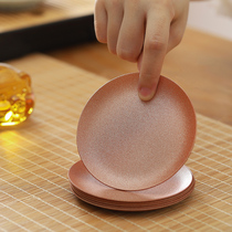 Copper Color Tea Cup Mat Teapot Mat Kung-fu Big Tea Cup Toinsulating Tea Mat Tea Set Accessories Tea Dao Utensils Tea Table Mat