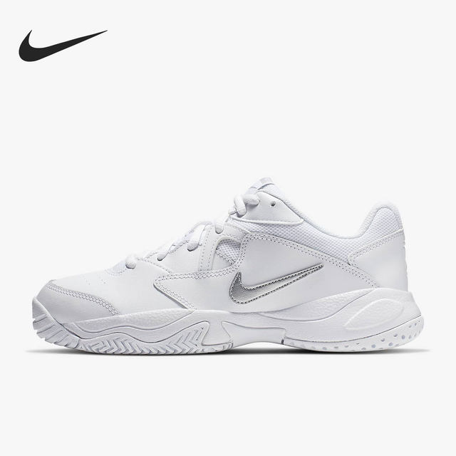 Nike/Nike ຂອງແທ້ COURTLITE2 ຂອງແມ່ຍິງ Foam cushioning hard court ເກີບ tennis AR8838