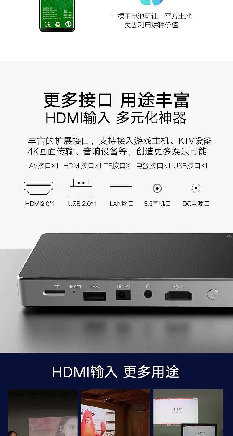 Mango cloud C5 mini điện thoại di động máy chiếu gia đình HD 1080 máy chiếu Wifi cầm tay thông minh văn phòng