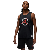 Jordan official Nike Jordan FLIGHT mens mesh jersey breathable stitching fashion patch DX9729