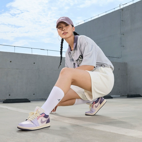 Nike, Air Jordan 1, кроссовки, низкая комфортная спортивная обувь с амортизацией