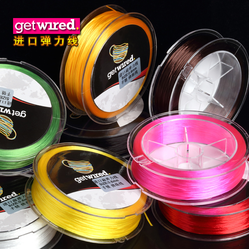 Tay chuỗi liên kết đính cườm dây thừng hạt dây đàn hồi vòng tay đàn hồi dây phẳng garnet tinh thể dòng da bò - Vòng đeo tay Clasp vòng đá phong thủy