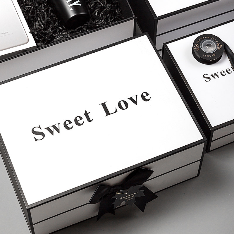 Lipstick gift box Skin Care Products Birthday Cosmetic Packaging Girls's Edition ins Wind Companion Gift Box Gift Empty box