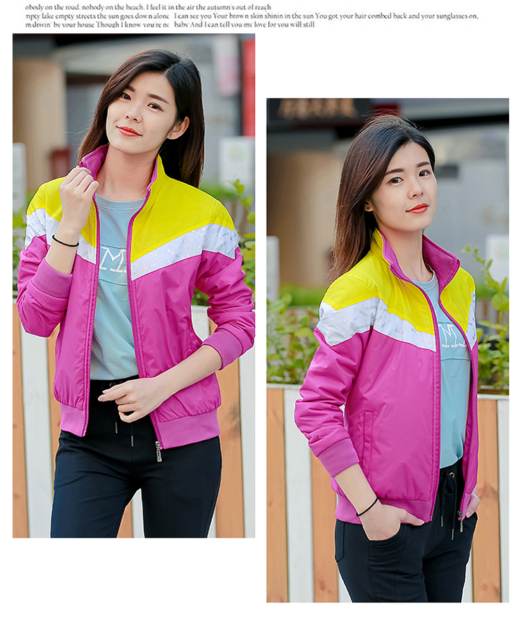 Áo khoác thể thao nữ mùa xuân và mùa thu phù hợp với dây kéo phần mỏng lỏng áo giản dị mùa hè windproof chạy áo khoác hai mảnh áo khoác nữ nike