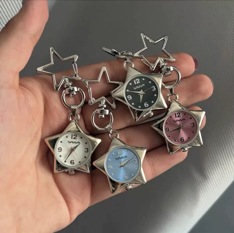 Pop Rocks Time Key Metal Keychain Pendant Metal Pendant