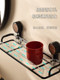 French Ziwoo Cosmetics Suction Cup Storage Rack Bathroom Wall-Mounted No-Drill Toilet Storage Shelf
