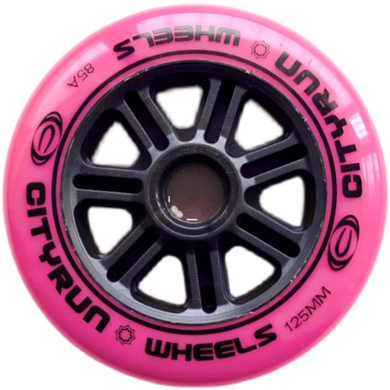 Adult male and female high bounty polyurethane new 125MM Advanced Racing Marathon Road Speed Skating Grand Pie Wheel