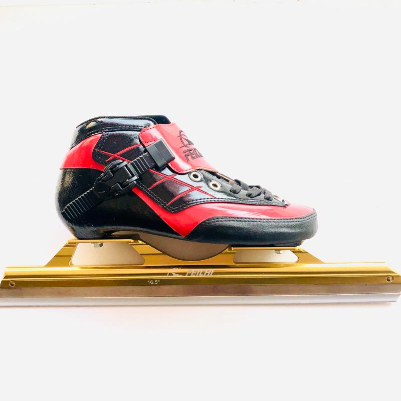 Fly Chi Advanced One Avenue Speed Skating Ice Knife Shoes Adults Men And Women Professional Skating Shoes Short Track Shoes