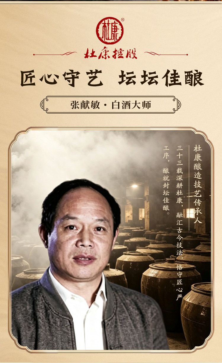 安享好物 安享A级白酒-杜康玉坛 52度白酒  