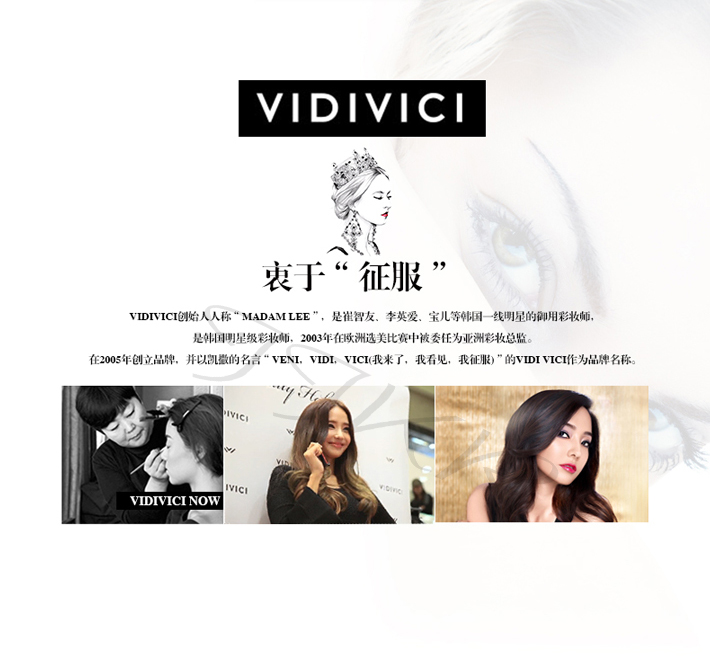 Hàn quốc gốc xác thực VIDIVICI fine 3 màu không thấm nước rất tốt bút kẻ mắt bút bút kẻ mắt kéo dài không nở kẻ eyeliner cho mắt 2 mí