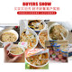 Hong Kong doll noodles mini bowl noodles beef flavor instant noodles barrel 18 bowls full box instant noodles