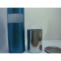 Fruit Shell Landing hotel guest storage barrel with soot stainless steel belt inner cylinder lobby spot Shagang fruit box convenience