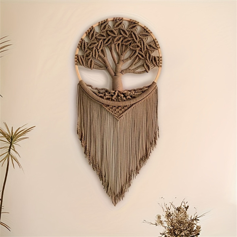 New Tree of Life Woven Wall Hanging Handmade Living Room Bedroom Decoration Home Hanging Decoration