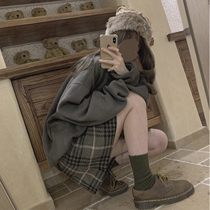 Autumn clothing 2020 Little Subwinter with Temperament Attendant Light and Warm Weavewear Two Suits of Female Skirts Autumn winter