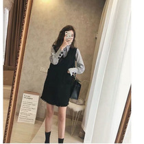 Autumn Clothing 2020 Young Extravagant Fried Street Temperament Tea Hysteria Style Small Crowdage Long Sleeve One-piece Dress Child Spring Autumn