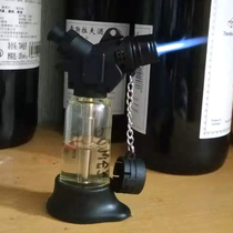 Tiger lighter transparent air box small fire gun olive Flushing lamp inflatable small welding gun camping portable igniter