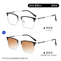 8669 черный+от плоского до коричневого