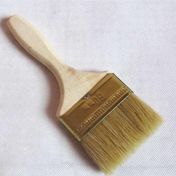 Waterproof construction tool brush roller shovel knife quality wood handle long hair brush paint brush waterproof brush