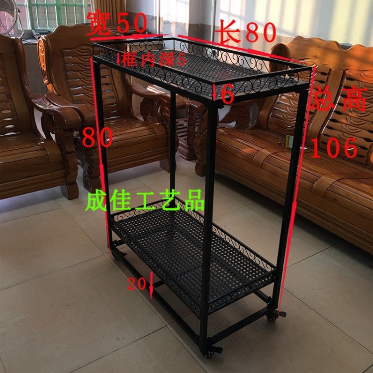 Ban công mọng nước trong nhà nhiều lớp di động ròng rọc hoa kệ mưa mưa chống đóng băng chống chim thịt hoa kệ - Kệ kệ treo tường