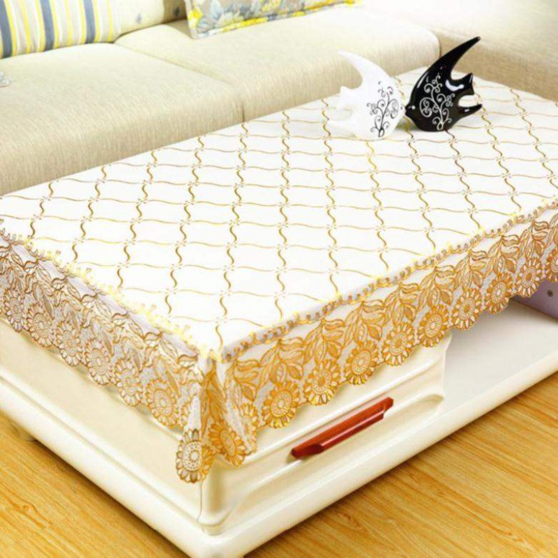 Luxury Atmosphere Tea Table Mat Tea Table Cloth Art Table Cloth Waterproof Non-slip Free Wash Eurostyle Upscale Hotel Insurance Family Defense