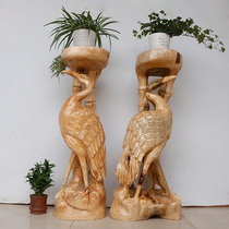 Root carving flower frame solid wood tree root bonsai frame natural wood root fragrant camphor wood TV log swinging piece flower pot frame H2725