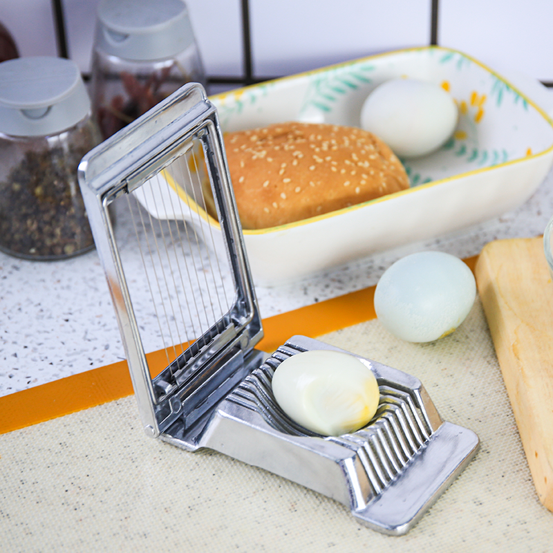 Zero selection Japan dulton cast aluminum egg cutter Cutting fancy multi-function dual-use egg cutting creative fruit slicer