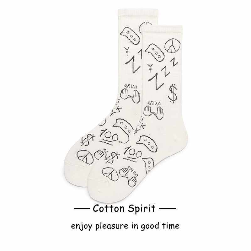 Cotton Spirit of Literature Youth Spring and Summer and Winter Series Couple Fashion and Breath in Fashion Stockings