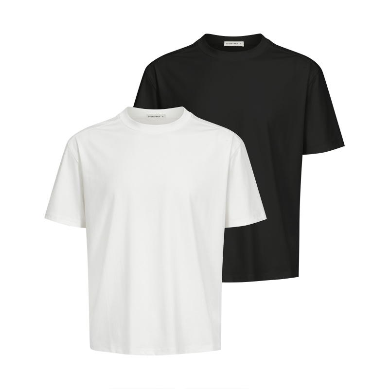 Luxury Flagship American Pima Cotton Silk Lycra 100-Count Huntsman Six-Piece Tailored Slim-Fit Short-Sleeve Dongjie
