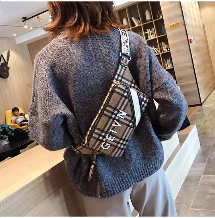 Túi nhỏ nữ 2018 mới túi ngực thủy triều thời trang hoang dã Túi Messenger Hàn Quốc kết cấu túi nữ túi xách lv nữ