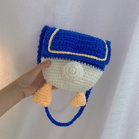 Little Fart Blue Material Bag (боковая сторона) Послание инструмента+Учебное пособие