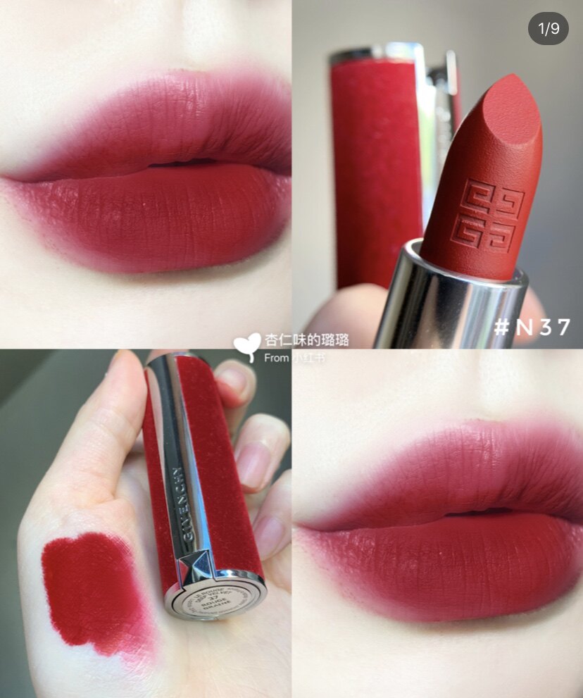 Spot GivenchyGIVENCHY Red Velvet Lipstick N27 N35 N37