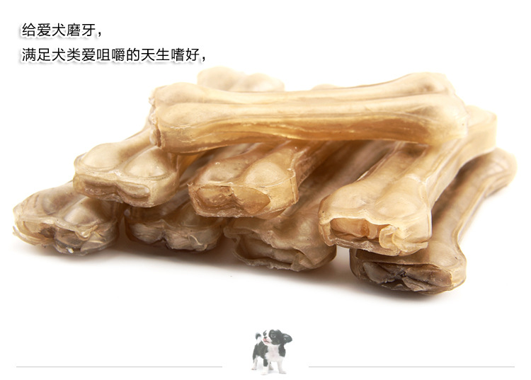 Chó xương bò nhai đồ ăn nhẹ 12 cm 2 gói chó trung bình và lớn làm sạch răng - Đồ ăn vặt cho chó hạt smartheart