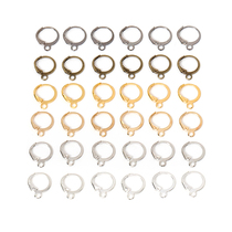 50pcs lot 13x15mm Gold Silver Color French Earring Hook Earw