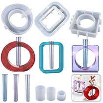Flower Pot Hydroponic Cylinder Epoxy Resin Mold Test Tube