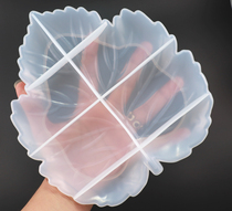 19CM Maple Leaf Hemp Leaf Ashtray Tray Dish Mirror Silicone