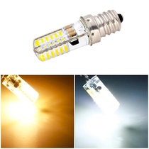 E12led bulb screw 220V white light 110v warm yellow small screw refrigerator lamp for Buddha corn lamp small bulb