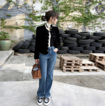 Rubbit chic winter new shopkeeper private suit premium diangle cotton jacket warm cotton coat woman