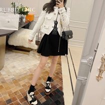 Rubbit Chic 2022 Early Spring New Products High-end Private Wear Good Version Delicate White Round Collar Little Fragrant Jacket