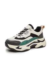 139元包邮 达芙妮 ins百搭休闲厚底老爹鞋