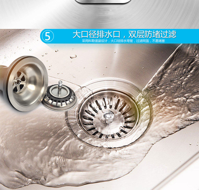 Мойка одинарная 科勒齐乐304不锈钢厨房双槽厨盆洗菜盆k-72474t-2kd-na不包安装 KOHLER