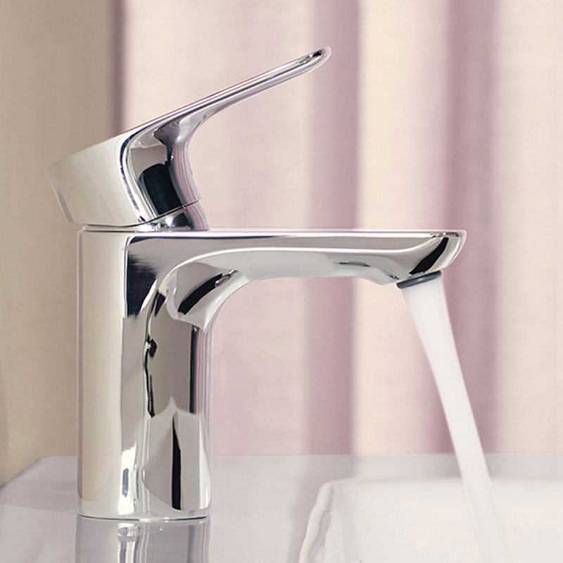 Guangyuan store Colelio single to wash basin tap washbasin faucet hot and cold tap 72275