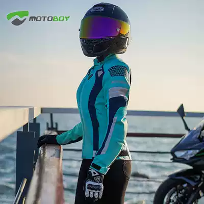 motoboy riding suit female locomotive Four Seasons knightscar uniform locomotive racing suit anti-drop warm riding equipment winter