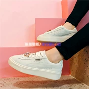 Tủ giày Binguo Hummer Puma màu xám kim cương xốp bánh dày đáy dày tăng giày nữ Naza với đoạn 367452 - Dép / giày thường