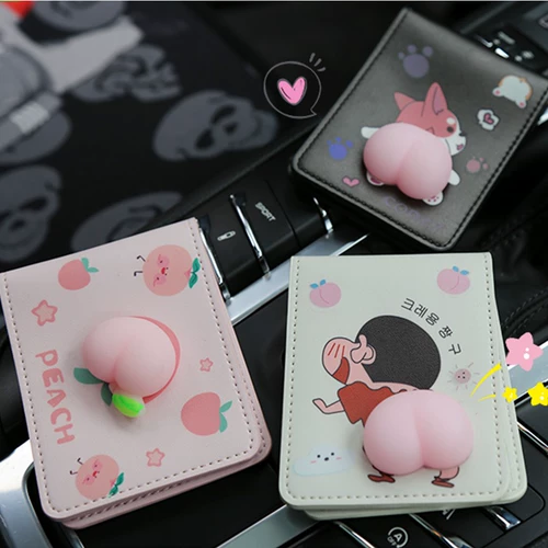 Корпусные лицензии на автомобиль кожа мультфильм женские водительские права защитный набор